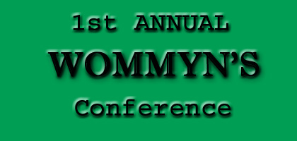 WOMMYN's Conference poster
